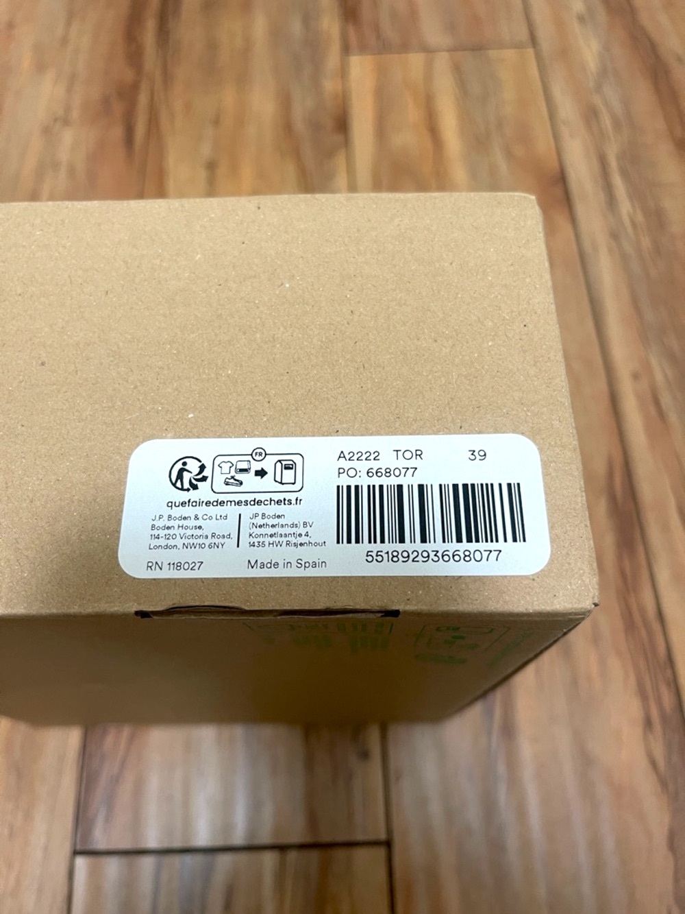 NIB Boden Toe Post Kitten Heel Sandal in Tan - Picture 13 of 13